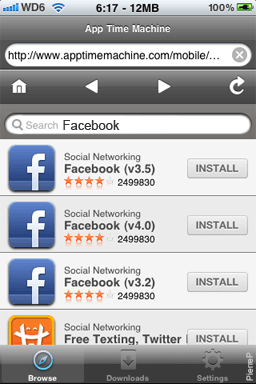 facebook messenger old version for iphone 4