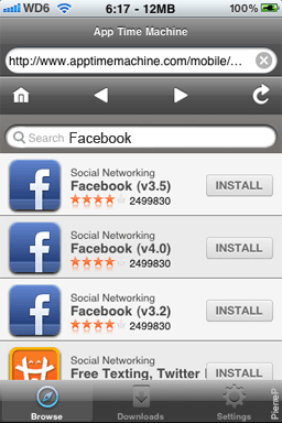 facebook messenger old version ipa