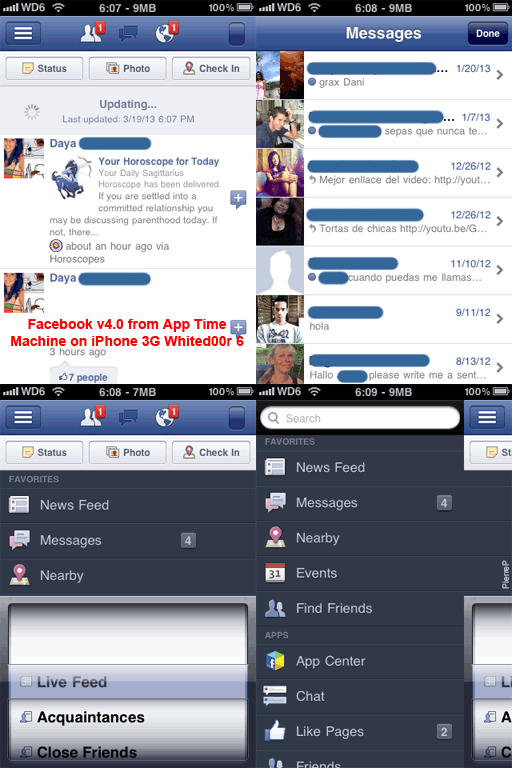 facebook messenger old version android